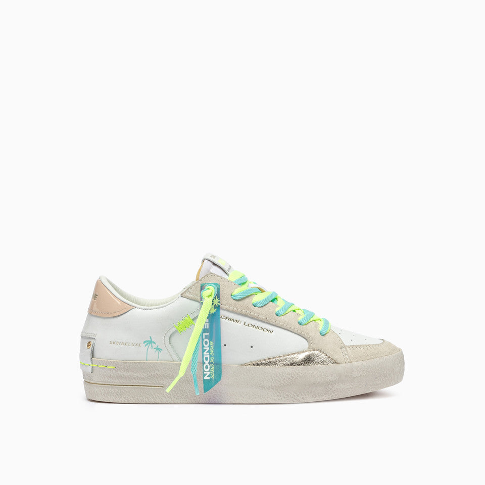 SNEAKERS IN PELLE MULTICOLOR