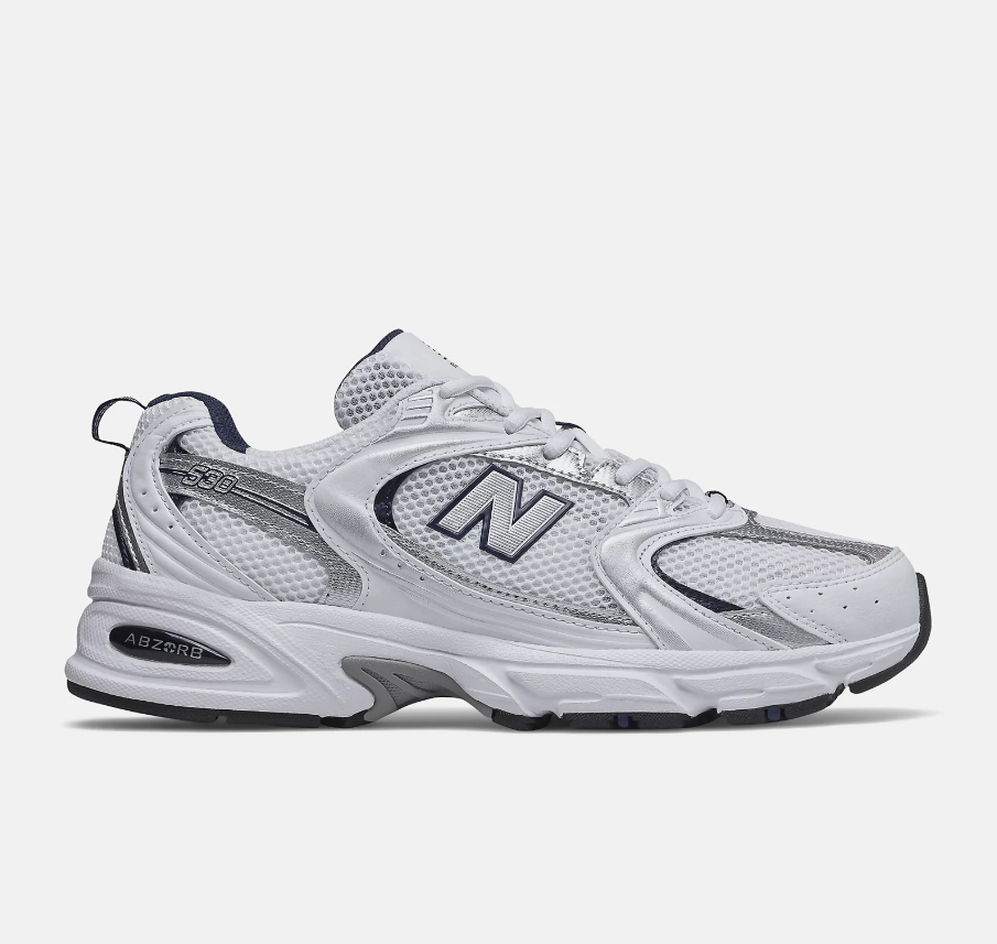 SNEAKERS IN TESSUTO E PELLE WHITE BLUE