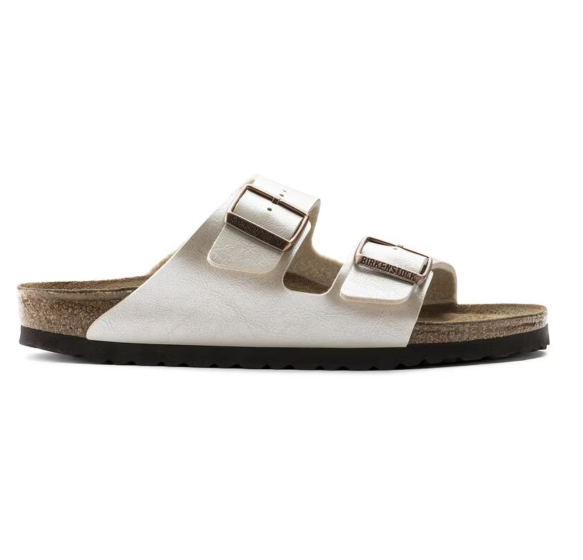 CIABATTA DUE FASCE PEARL WHITE