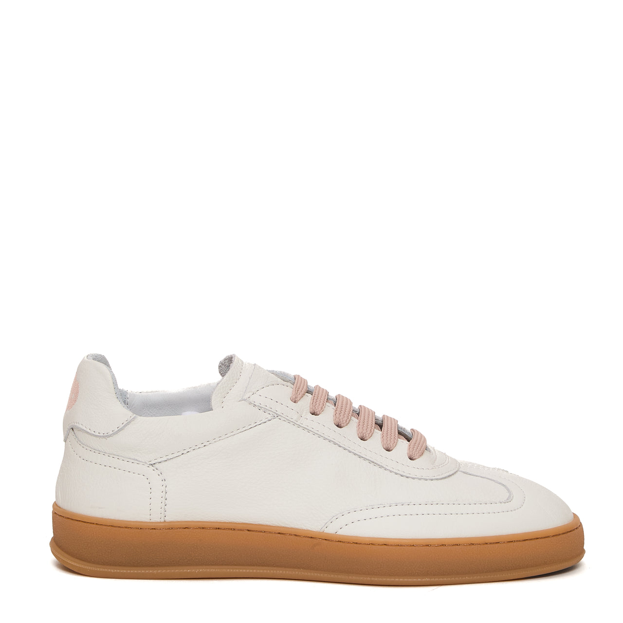 SNEAKERS IN PELLE BIANCO