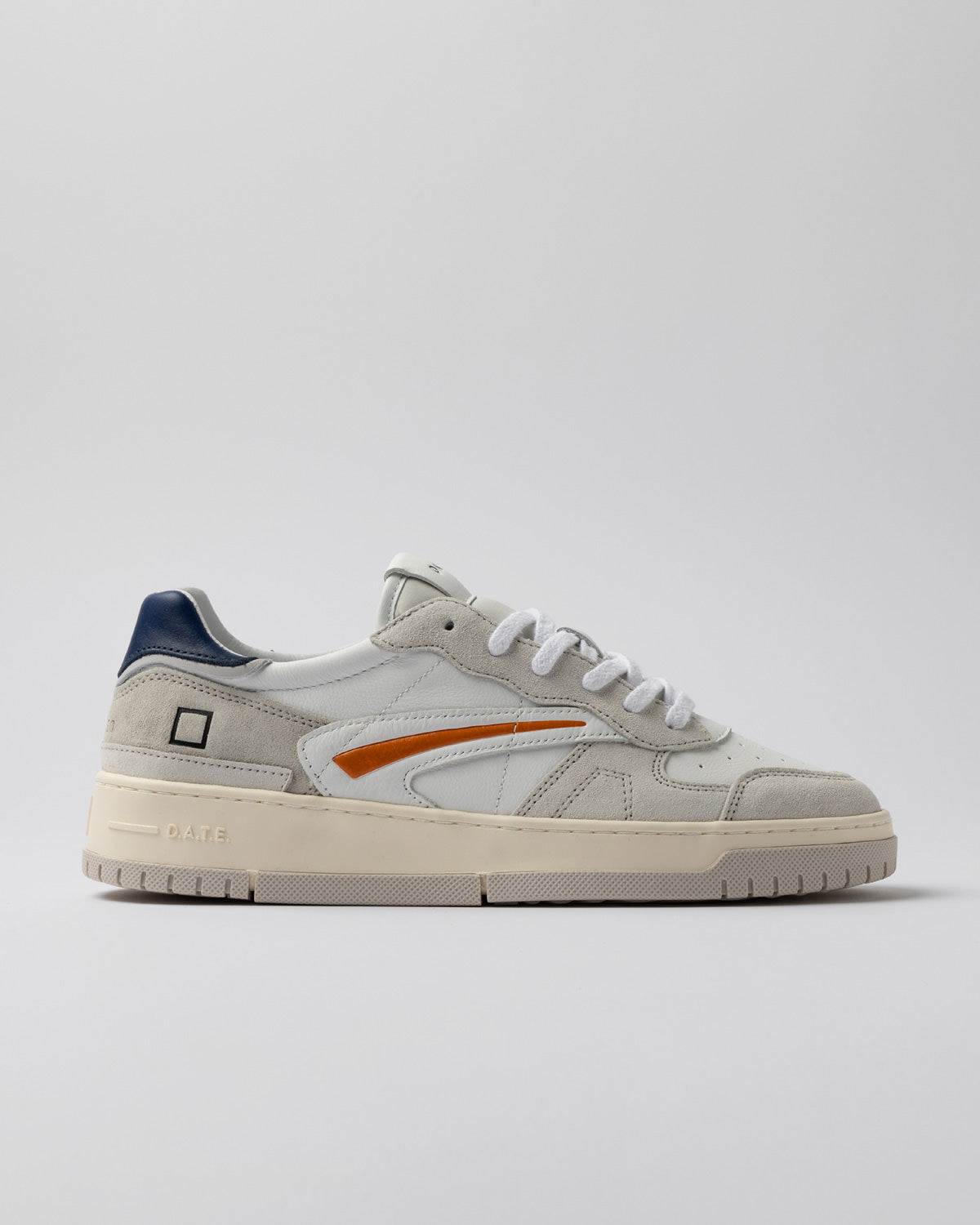SNEAKERS IN PELLE WHITE BLUE