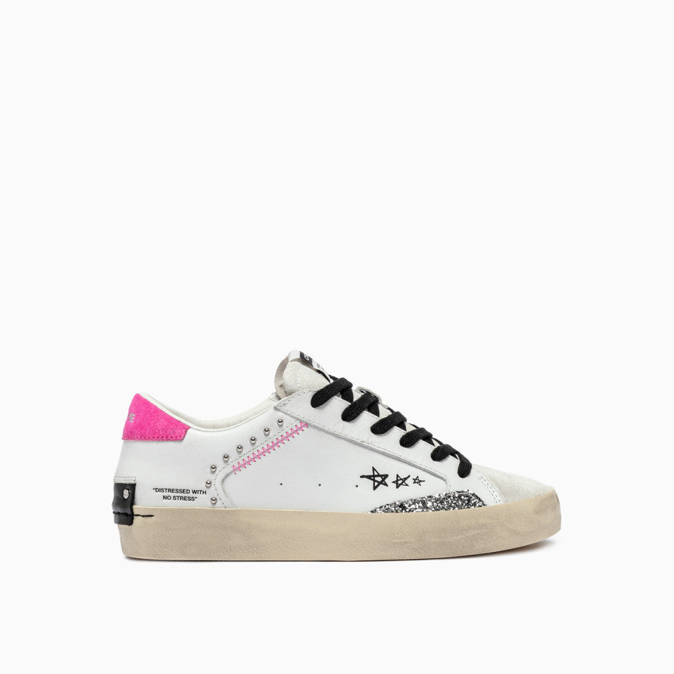 SNEAKERS IN PELLE MULTICOLOR