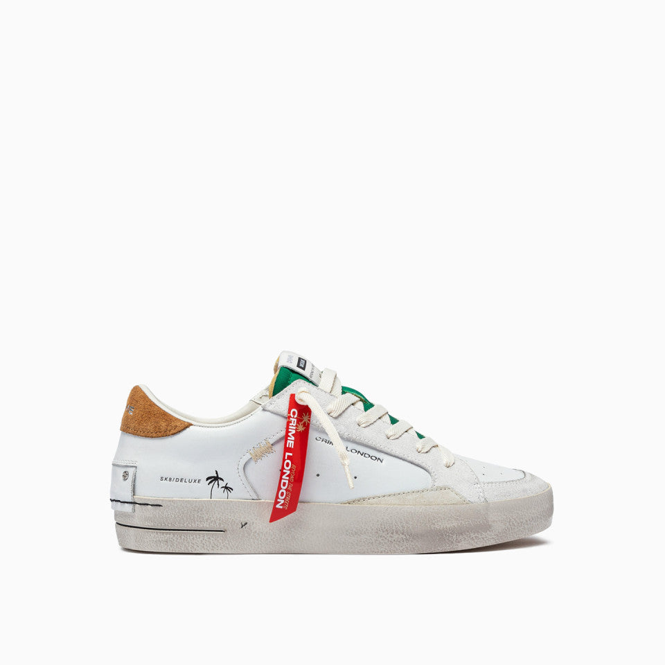 SNEAKERS IN PELLE WHITE