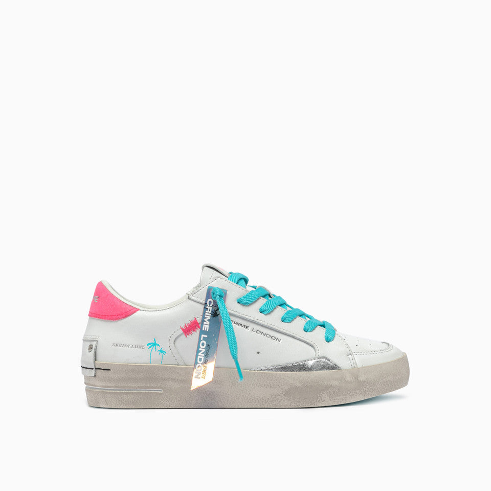 SNEAKERS IN PELLE MULTICOLOR
