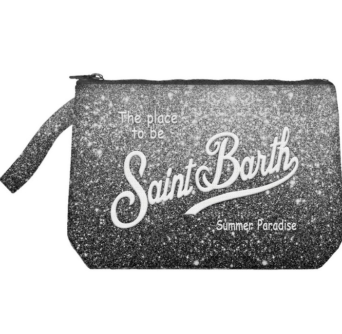 POCHETTE LUREX NERO