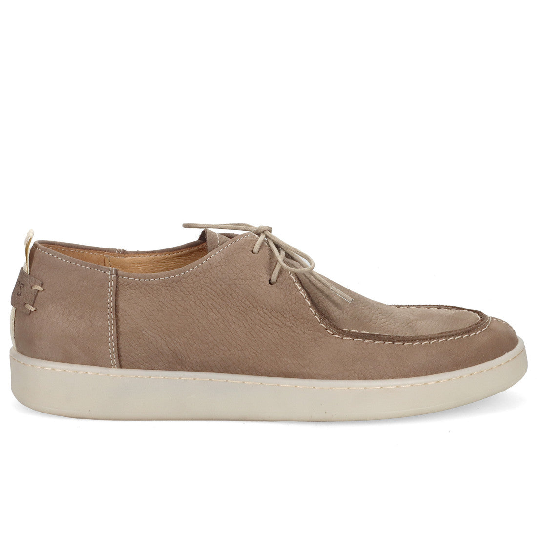 SCARPA LACCI IN PELLE TAUPE