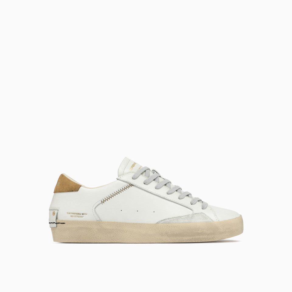 SNEAKERS IN PELLE WHITE