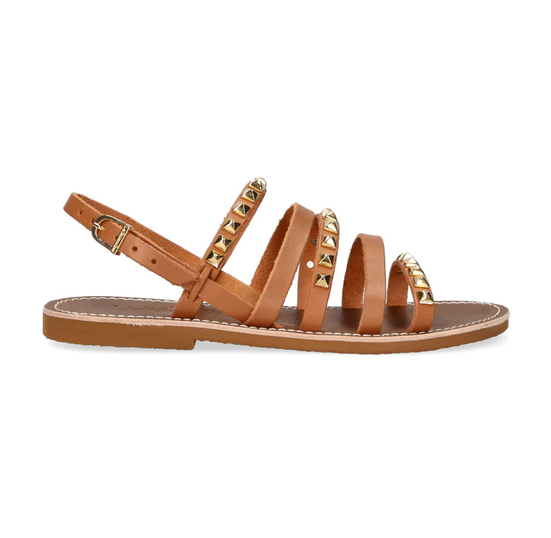SANDALO IN PELLE CUOIO