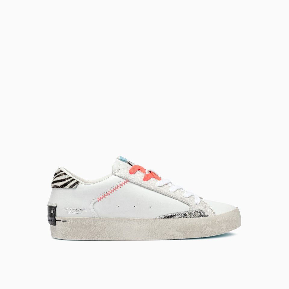 SNEAKERS IN PELLE MULTICOLOR