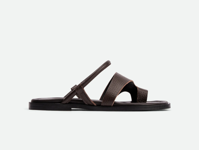 CIABATTA IN PELLE BROWN