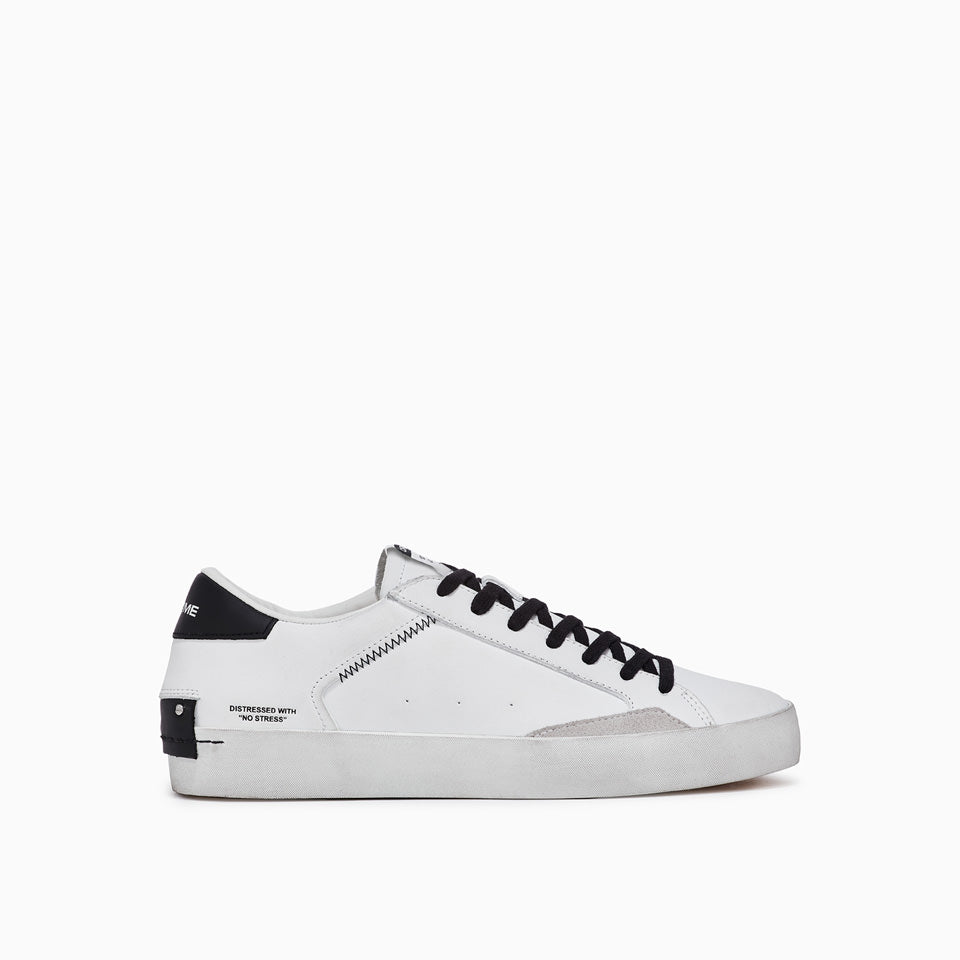 SNEAKERS IN PELLE BIANCO
