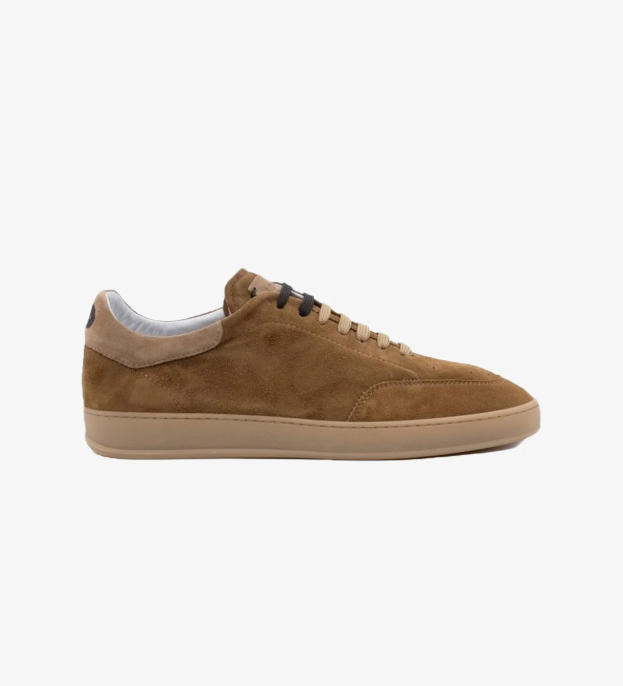 SNEAKERS IN CAMOSCIO ECRU