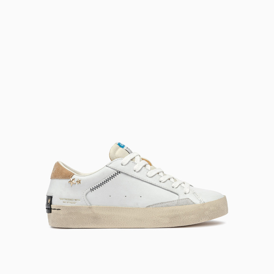 SNEAKERS IN PELLE MULTICOLOR