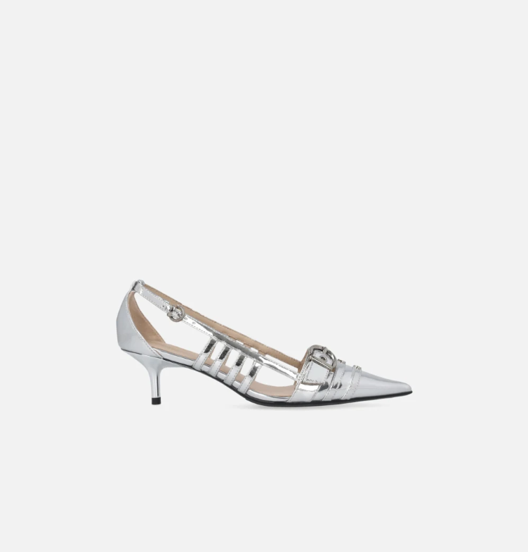 DECOLLETE IN NAPPA SILVER