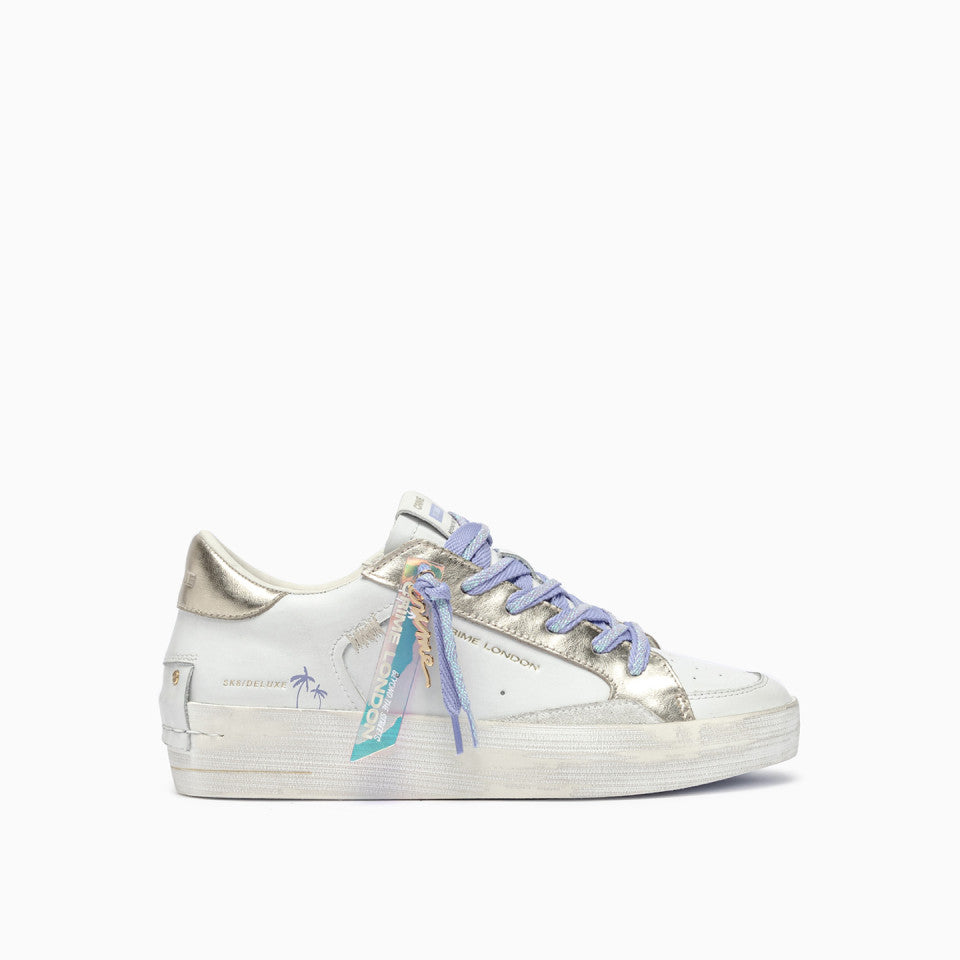 SNEAKERS IN PELLE MULTICOLOR