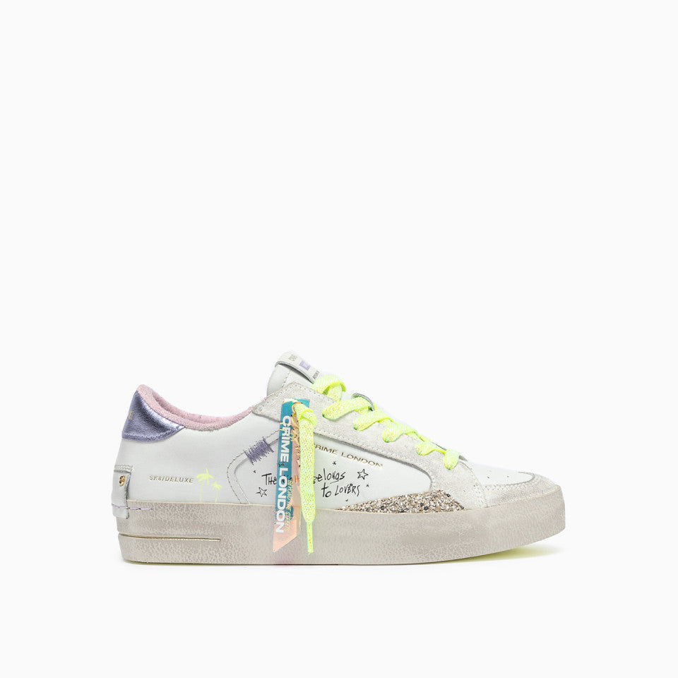 SNEAKERS IN PELLE MULTICOLOR