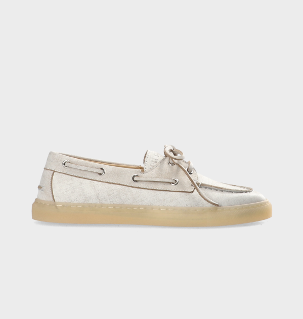 MOCASSINO IN CAMOSCIO WHITE