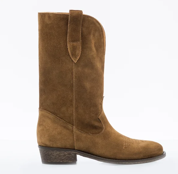 TEXANO IN PELLE BLACK CON CUCITURA