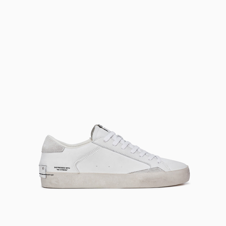 SNEAKERS IN PELLE WHITE