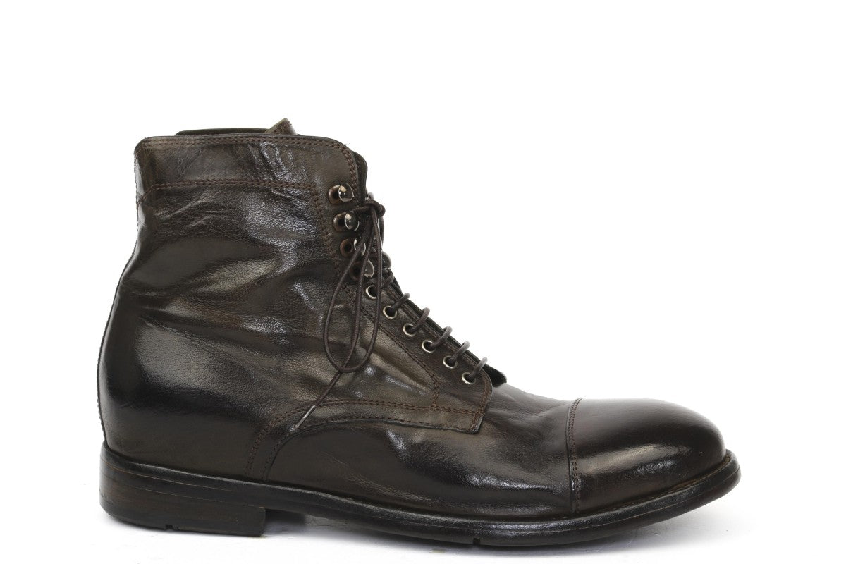 ANFIBIO IN PELLE EBANO - CALZATURE - Due Piedi