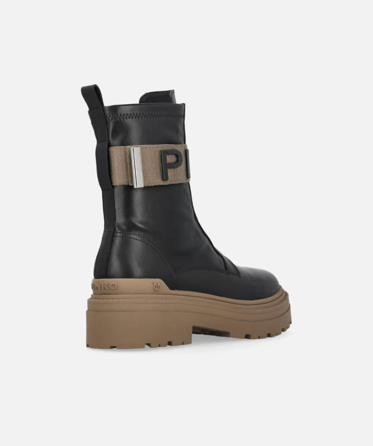 ANFIBIO IN PELLE NERO - CALZATURE - Due Piedi