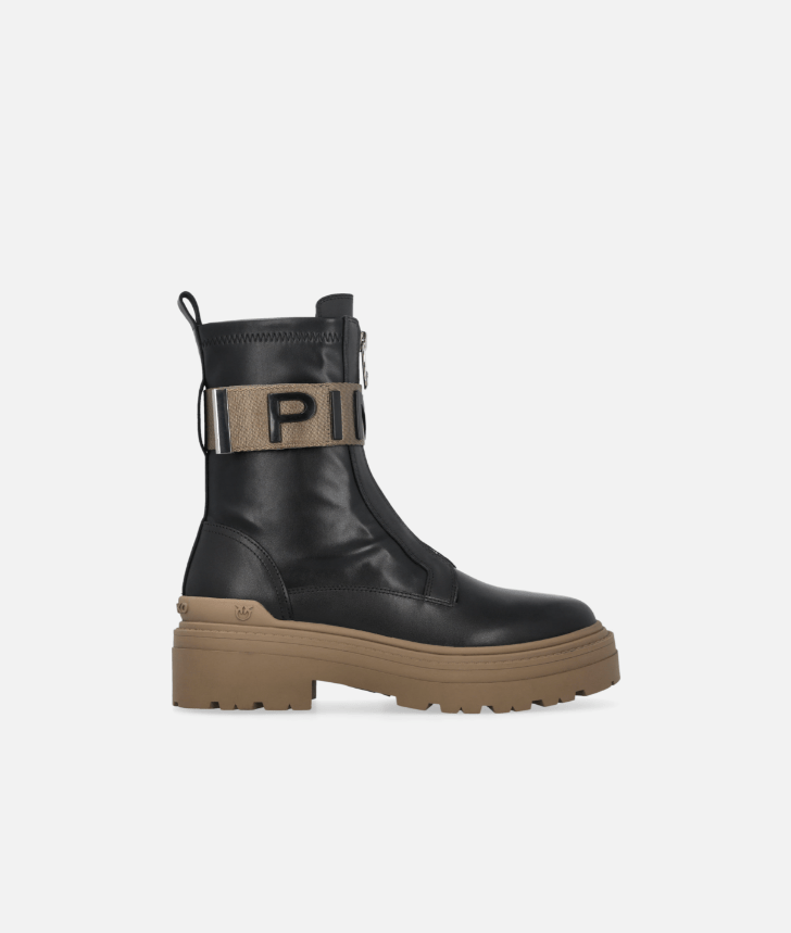 ANFIBIO IN PELLE NERO - CALZATURE - Due Piedi