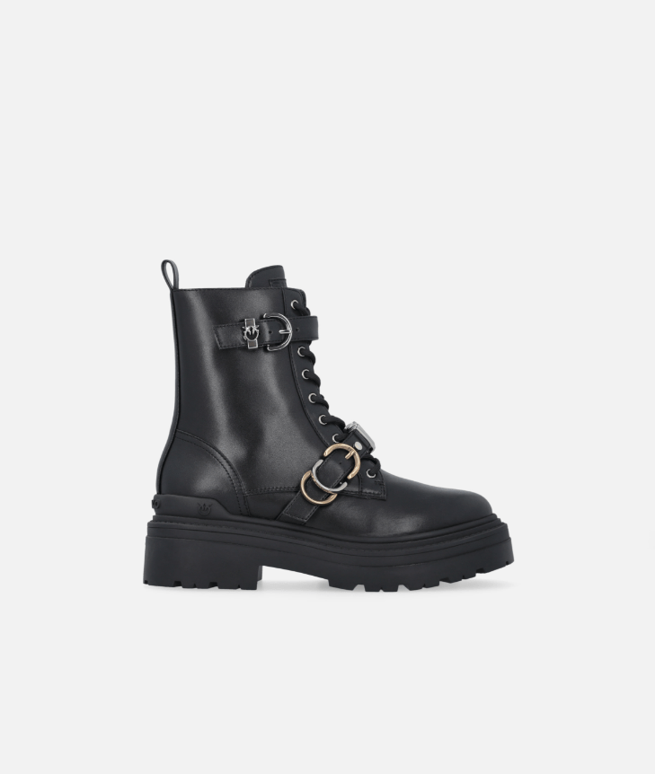 ANFIBIO IN PELLE NERO - CALZATURE - Due Piedi