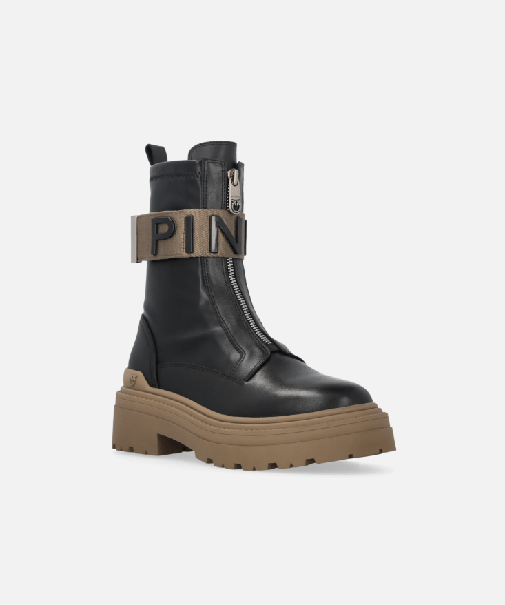 ANFIBIO IN PELLE NERO - CALZATURE - Due Piedi