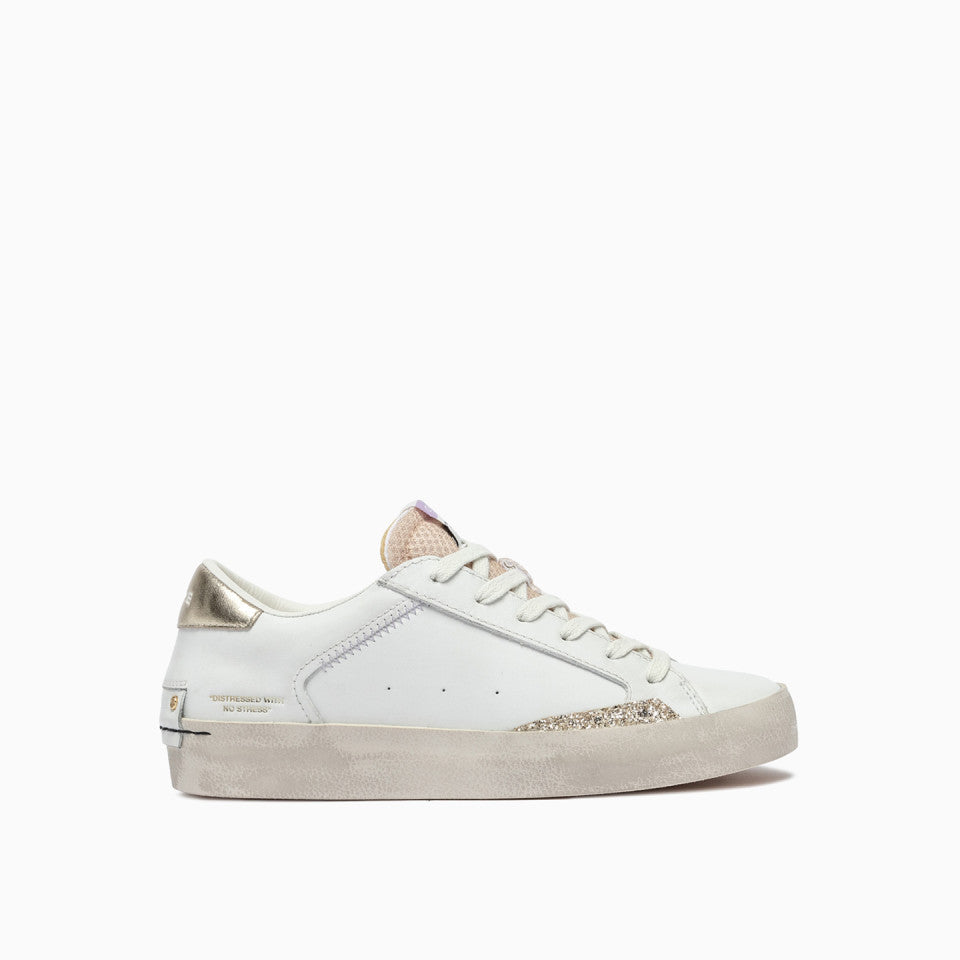 SNEAKERS IN PELLE MULTICOLOR