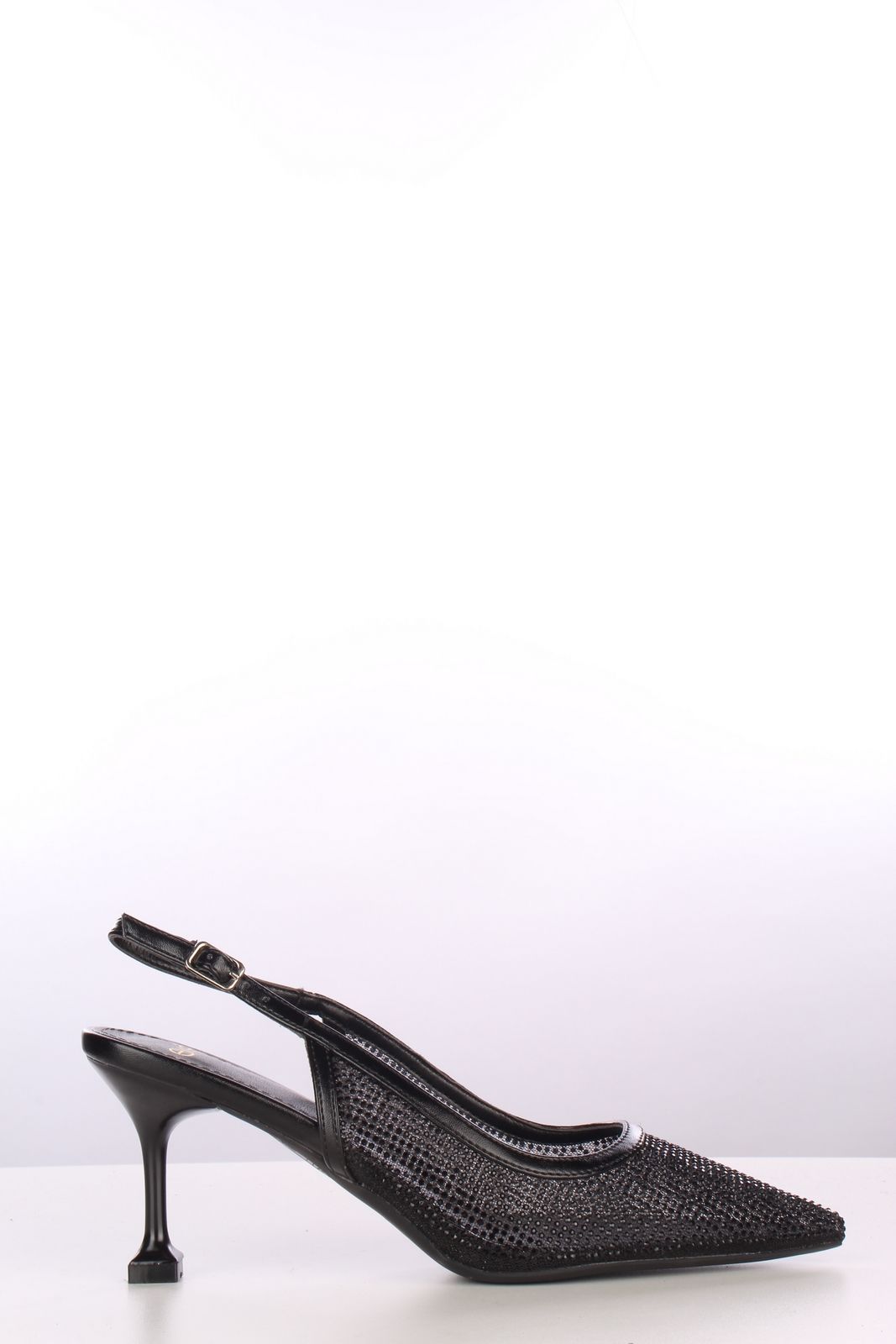 CHANEL STRASS TACCO BLACK