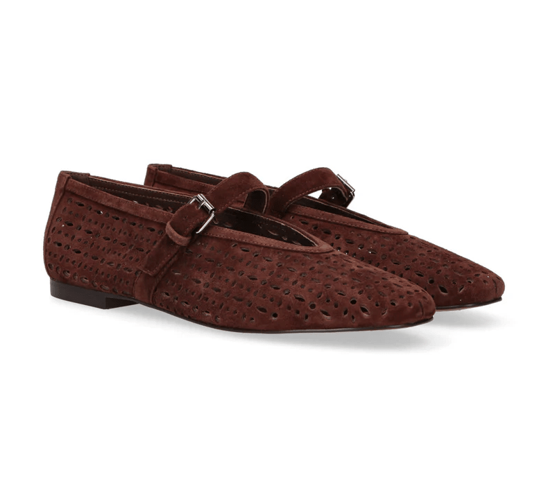 BALLERINA IN CAMOSCIO - CALZATURE - Due Piedi