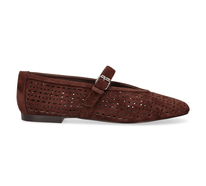 BALLERINA IN CAMOSCIO - CALZATURE - Due Piedi