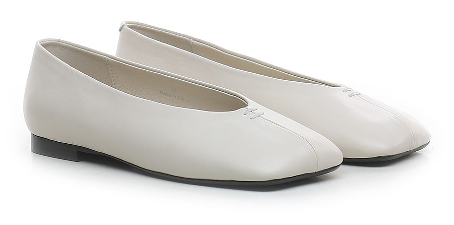 BALLERINA IN PELLE - CALZATURE - Due Piedi