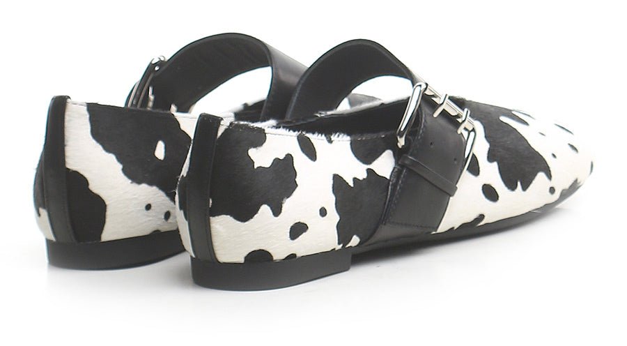 BALLERINA IN PELLE MUCCA - CALZATURE - Due Piedi