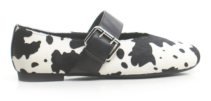 BALLERINA IN PELLE MUCCA - CALZATURE - Due Piedi