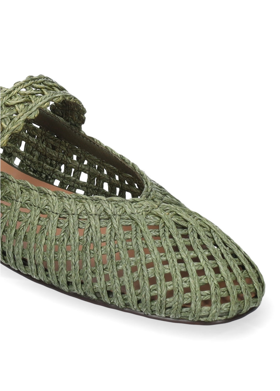 BALLERINA IN RAFFIA - CALZATURE - Due Piedi