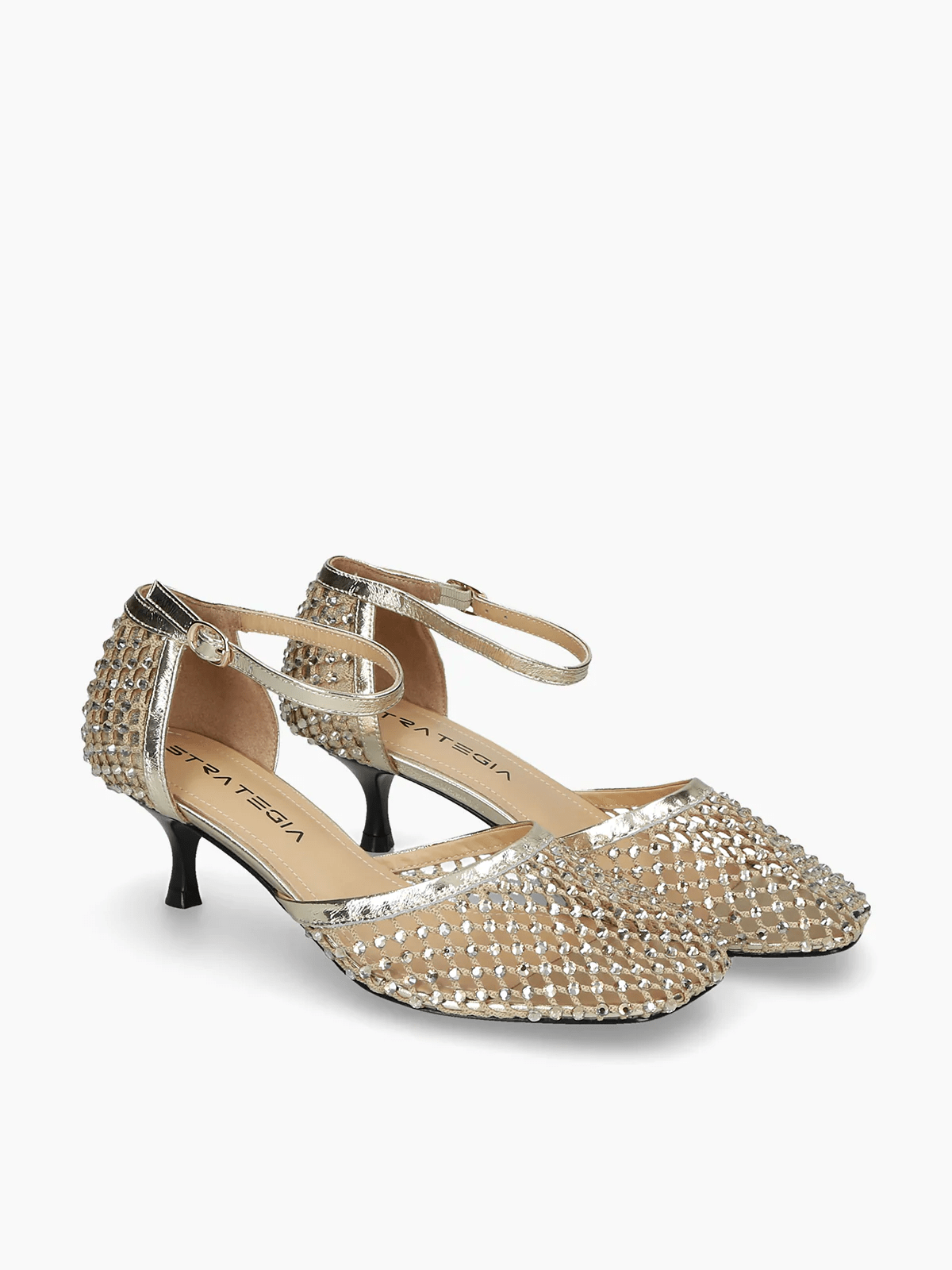 BALLERINA IN RETE CON STRASS - CALZATURE - Due Piedi