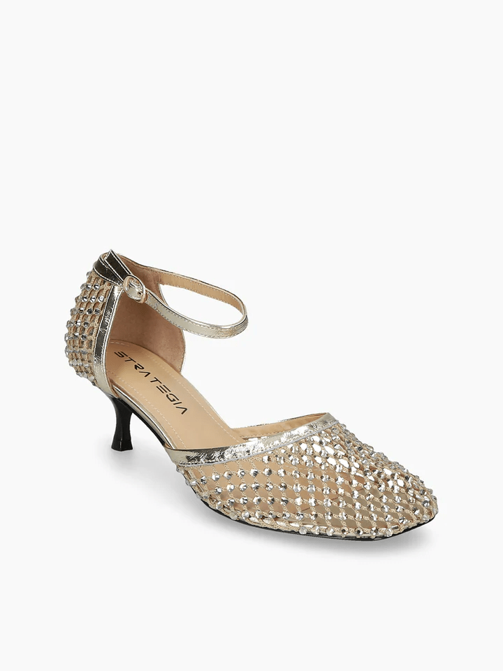 BALLERINA IN RETE CON STRASS - CALZATURE - Due Piedi