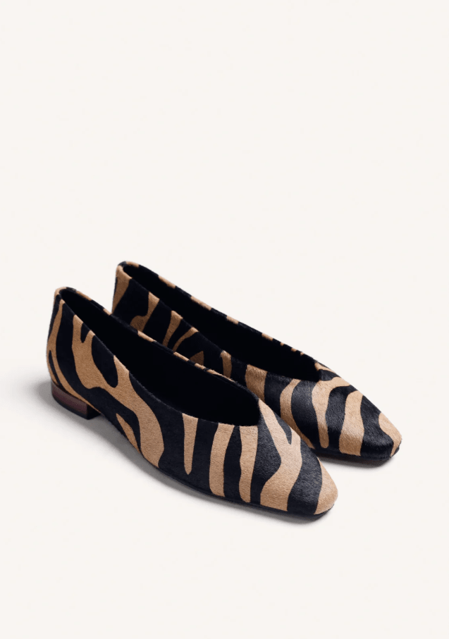 BALLERINA IN ZEBRA - CALZATURE - Due Piedi