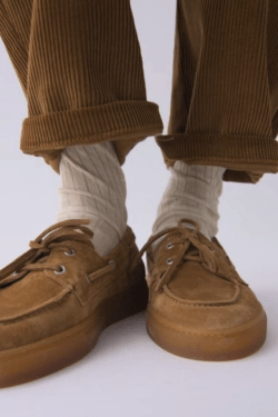 BARCA IN CAMOSCIO - CALZATURE - Due Piedi