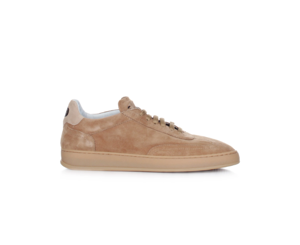 SNEAKERS IN CAMOSCIO ECRU