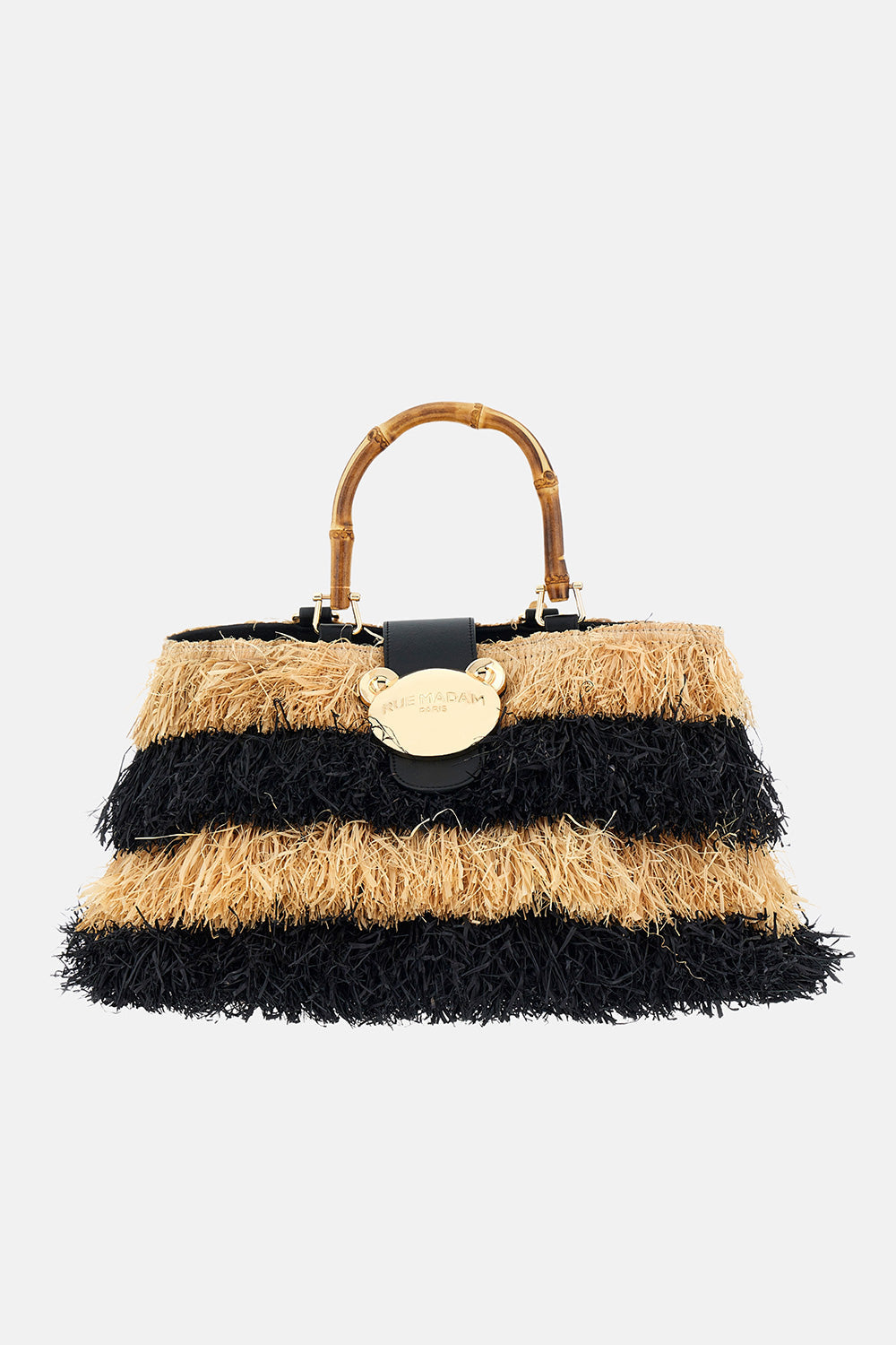 BORSA IN TESSUTO E PELLE - ACCESSORI - Due Piedi