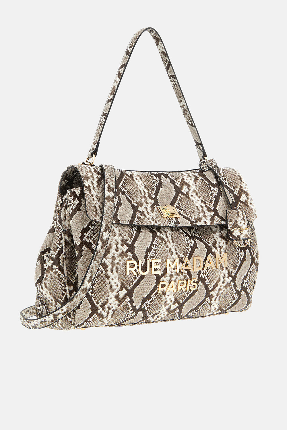BORSA IN TESSUTO E PELLE - ACCESSORI - Due Piedi