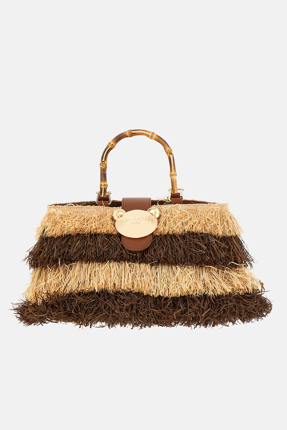 BORSA IN TESSUTO E PELLE - ACCESSORI - Due Piedi