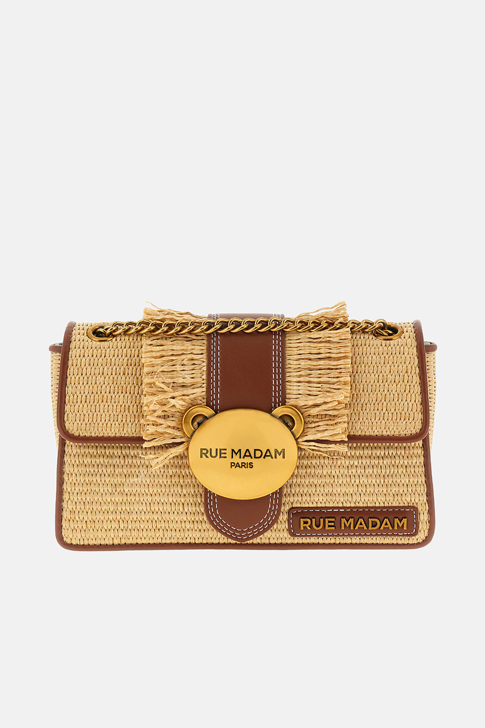 BORSA IN TESSUTO E PELLE - ACCESSORI - Due Piedi