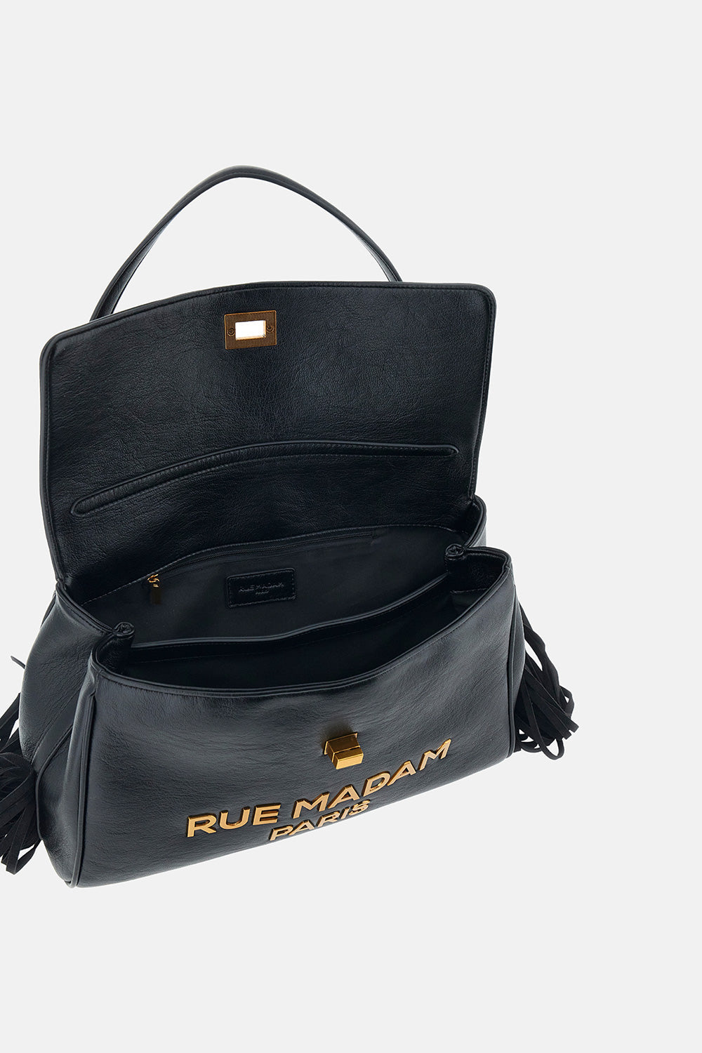 BORSA IN TESSUTO E PELLE - ACCESSORI - Due Piedi