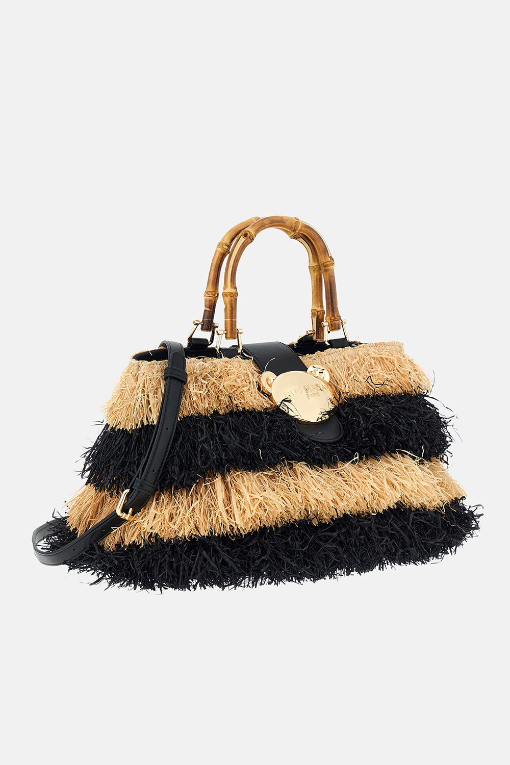 BORSA IN TESSUTO E PELLE - ACCESSORI - Due Piedi