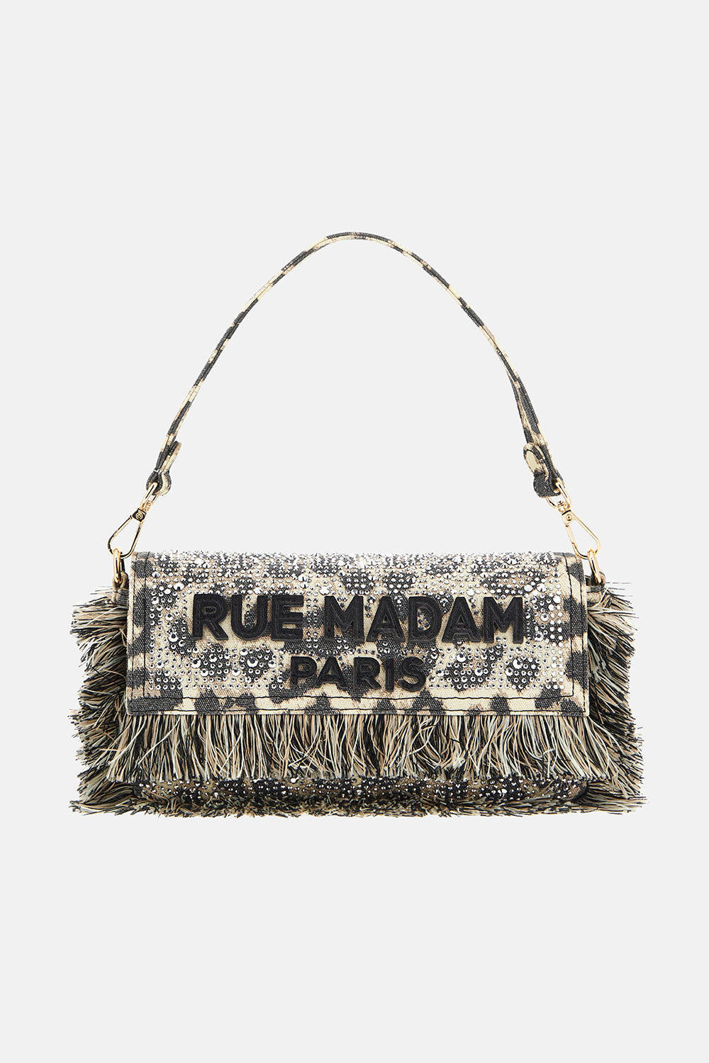 BORSA IN TESSUTO E PELLE - ACCESSORI - Due Piedi