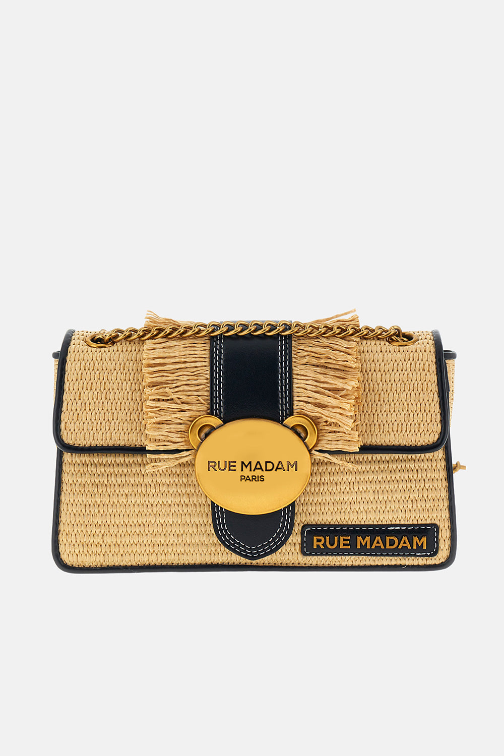 BORSA IN TESSUTO E PELLE - ACCESSORI - Due Piedi