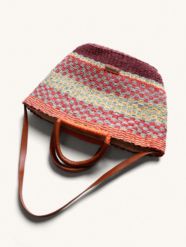 BORSA RAFFIA - ACCESSORI - Due Piedi
